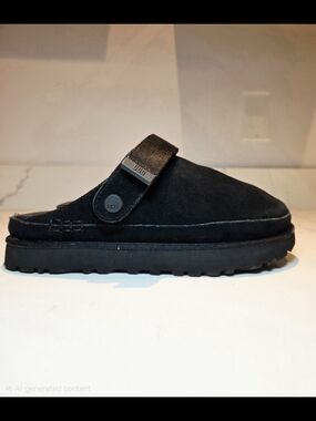 UGG Women’s Black Suede Slip-On Mule